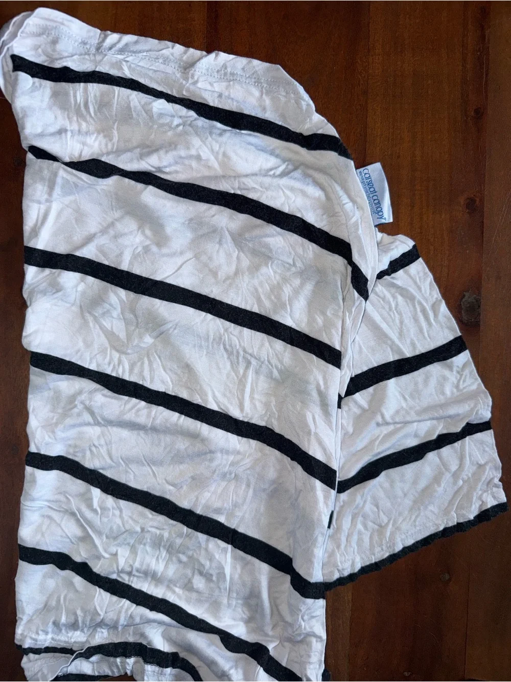 Grobag Black & White Striped Kids Swaddle Blanket by Gro Company